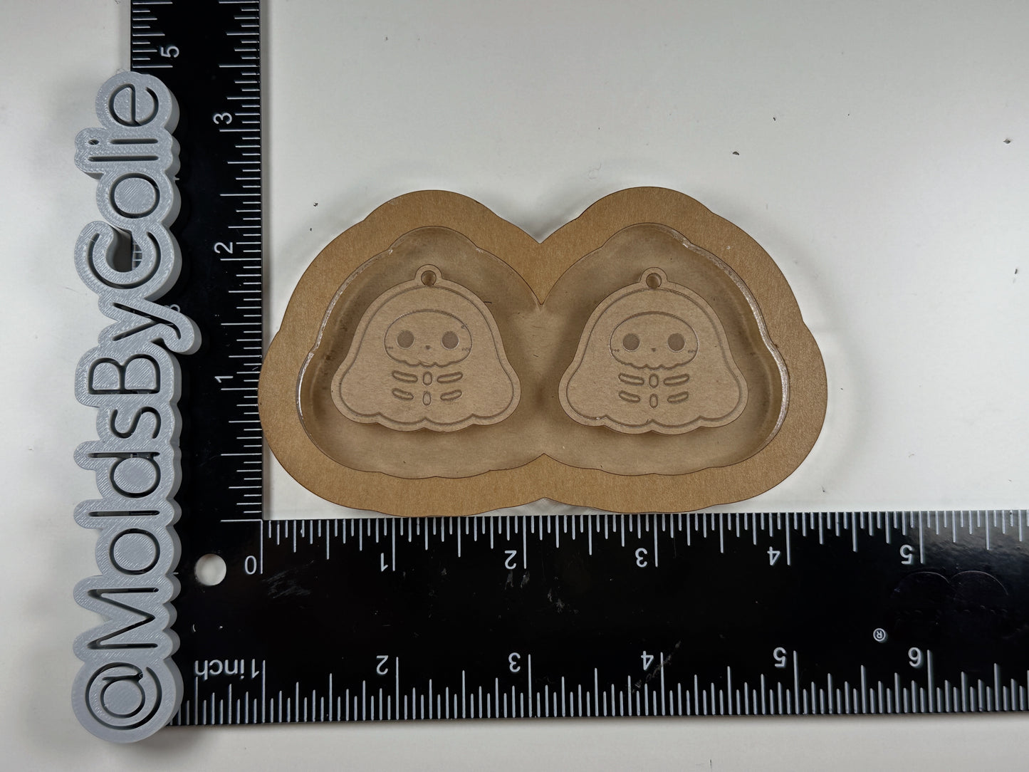 Ghost Skeleton Dangle Earrings - Silicone Mold