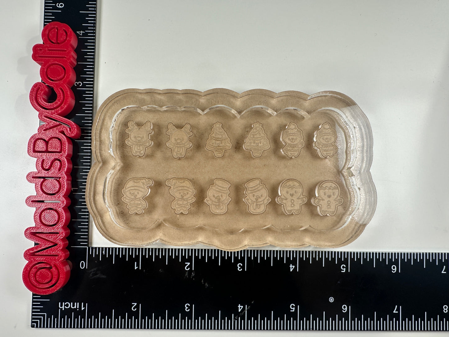 Kawaii Christmas Studs - Silicone Mold