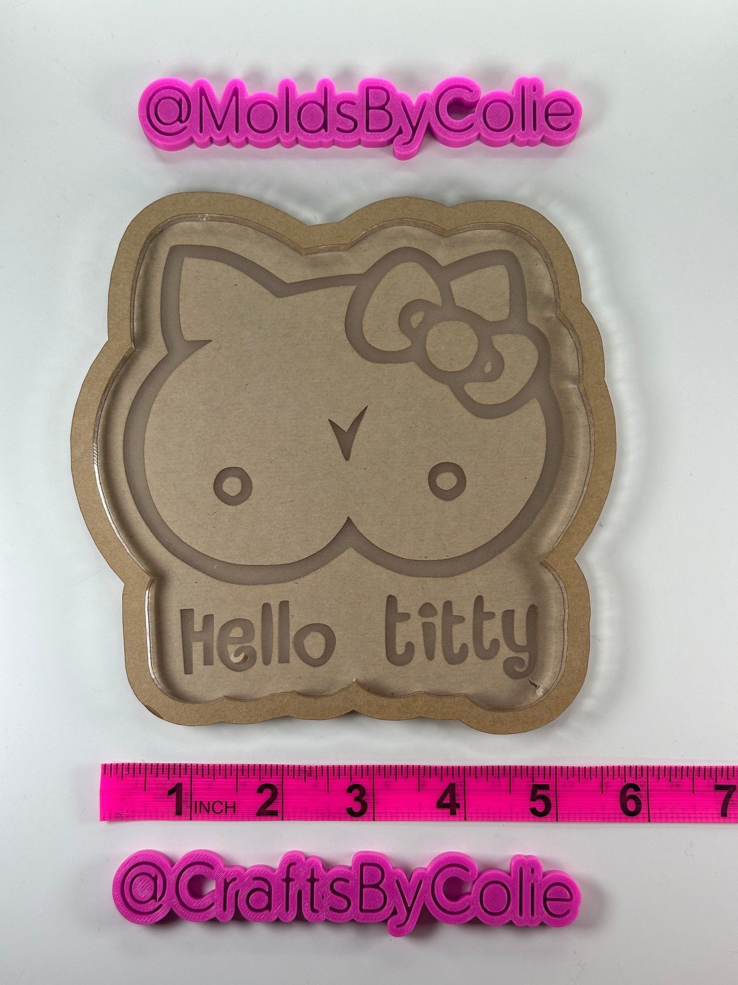 Hello Titty Tray - Silicone Mold