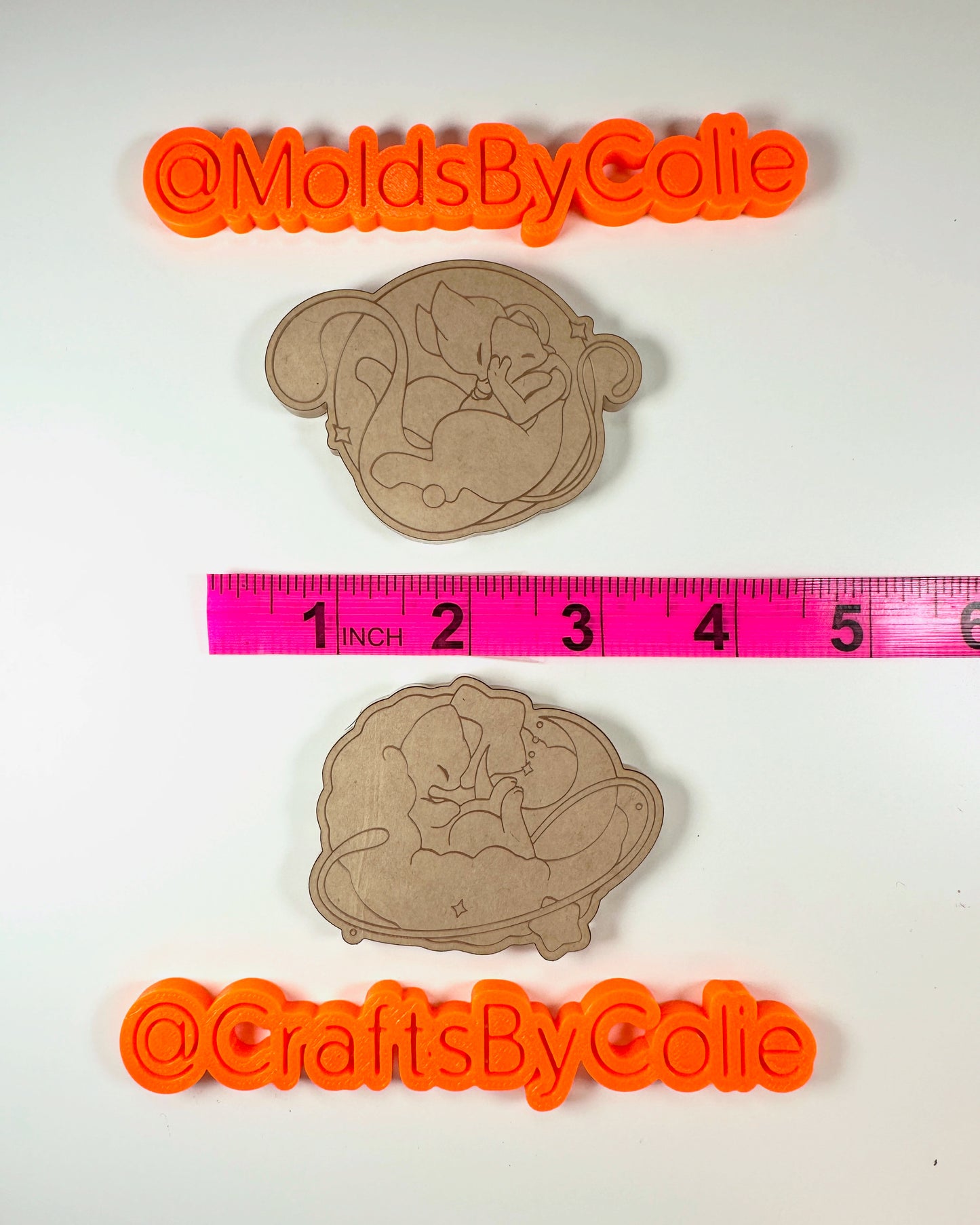 Mew + Mewtwo  - Silicone Mold