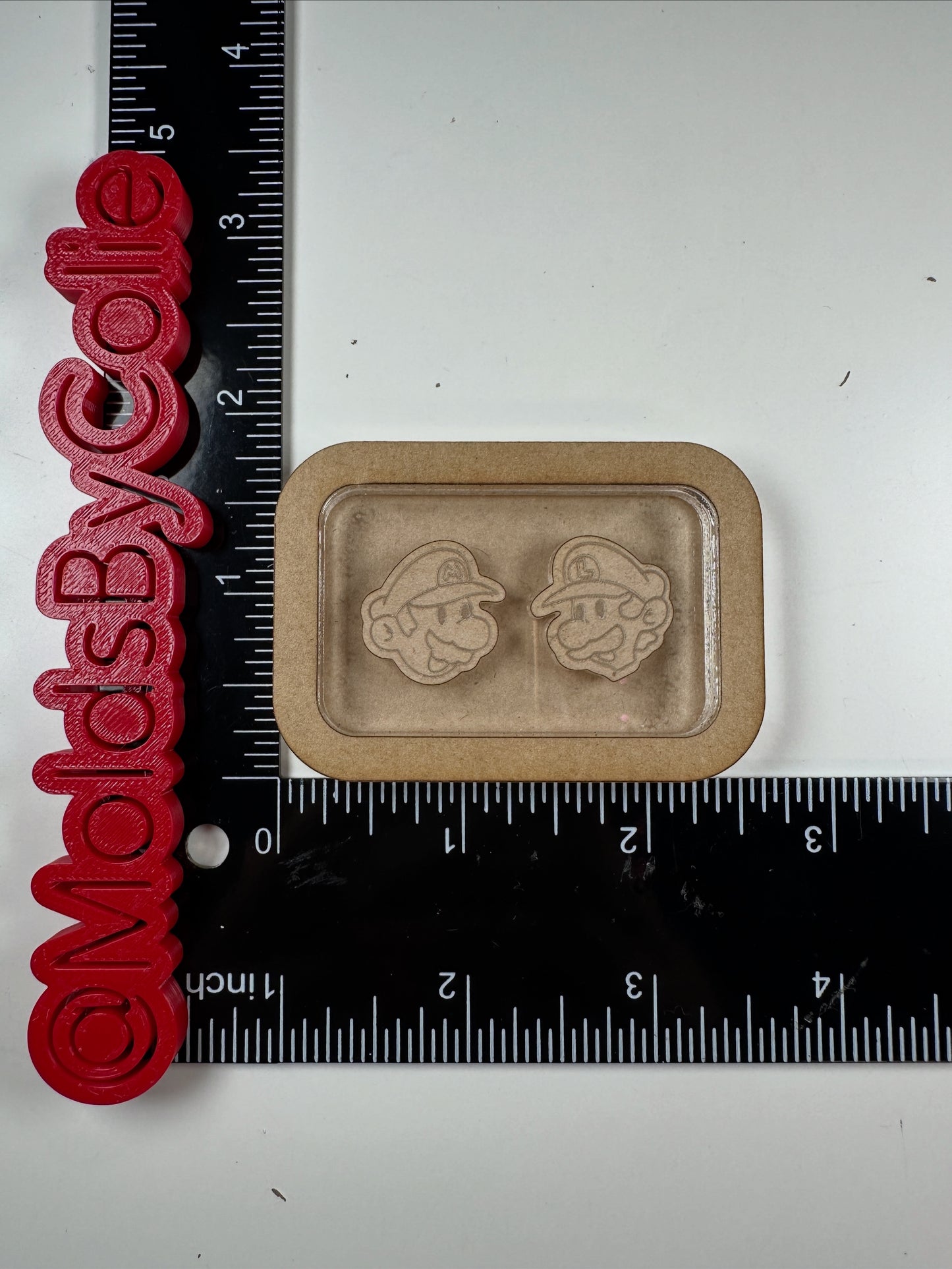 Mario and Luigi Studs - Silicone Mold