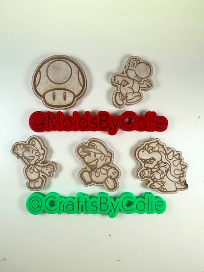 Paper Mario Flats - Silicone Mold
