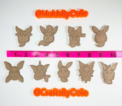 Eeveelution Squish - Silicone Mold