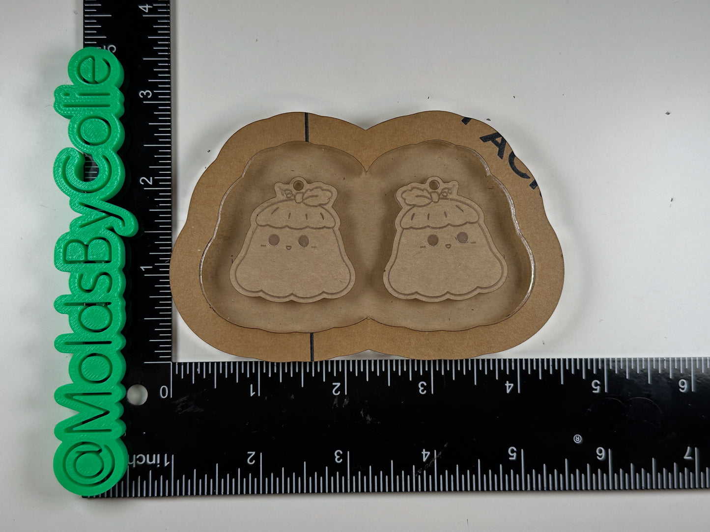 Ghost Pumpkin Dangle Earrings - Silicone Mold