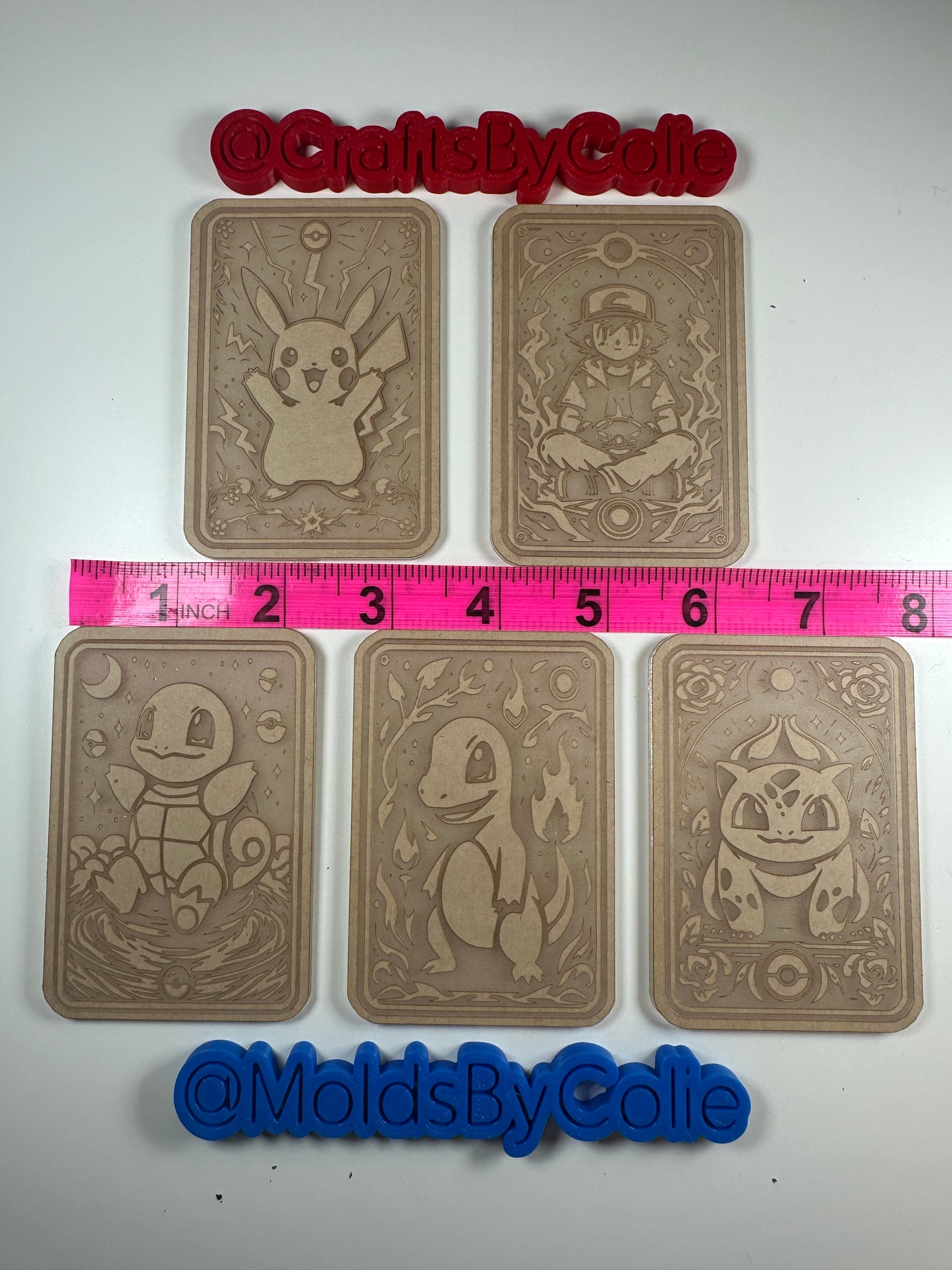 Poke Tarot Cards Flats - Silicone Mold
