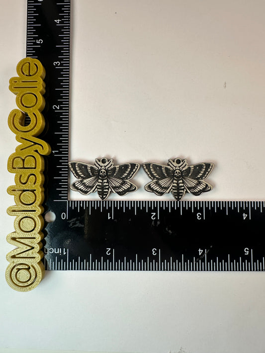 Moth Dangle Earrings