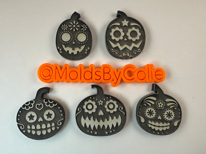 Pumpkin Sugar Skulls