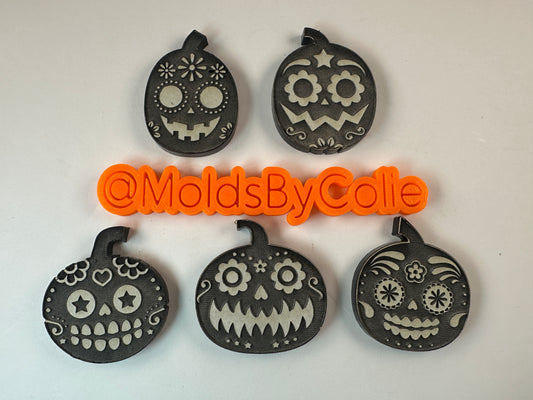 Pumpkin Sugar Skulls