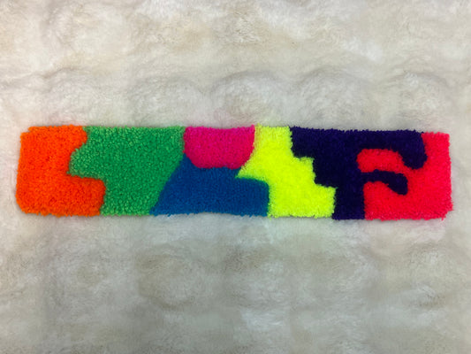 Abstract - Handmade Tufted Keyboard Rug