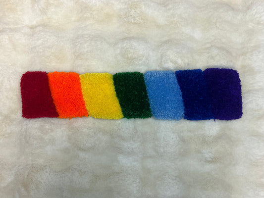 Rainbow - Handmade Tufted Keyboard Rug