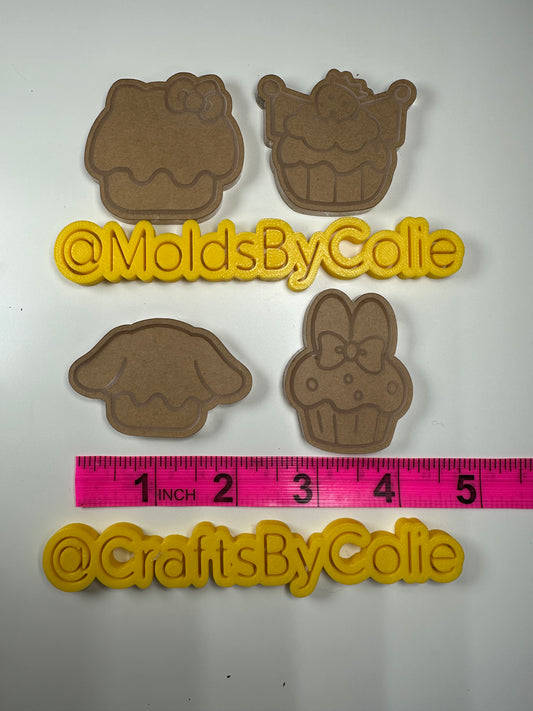 San Cupcake Flats - Silicone Mold