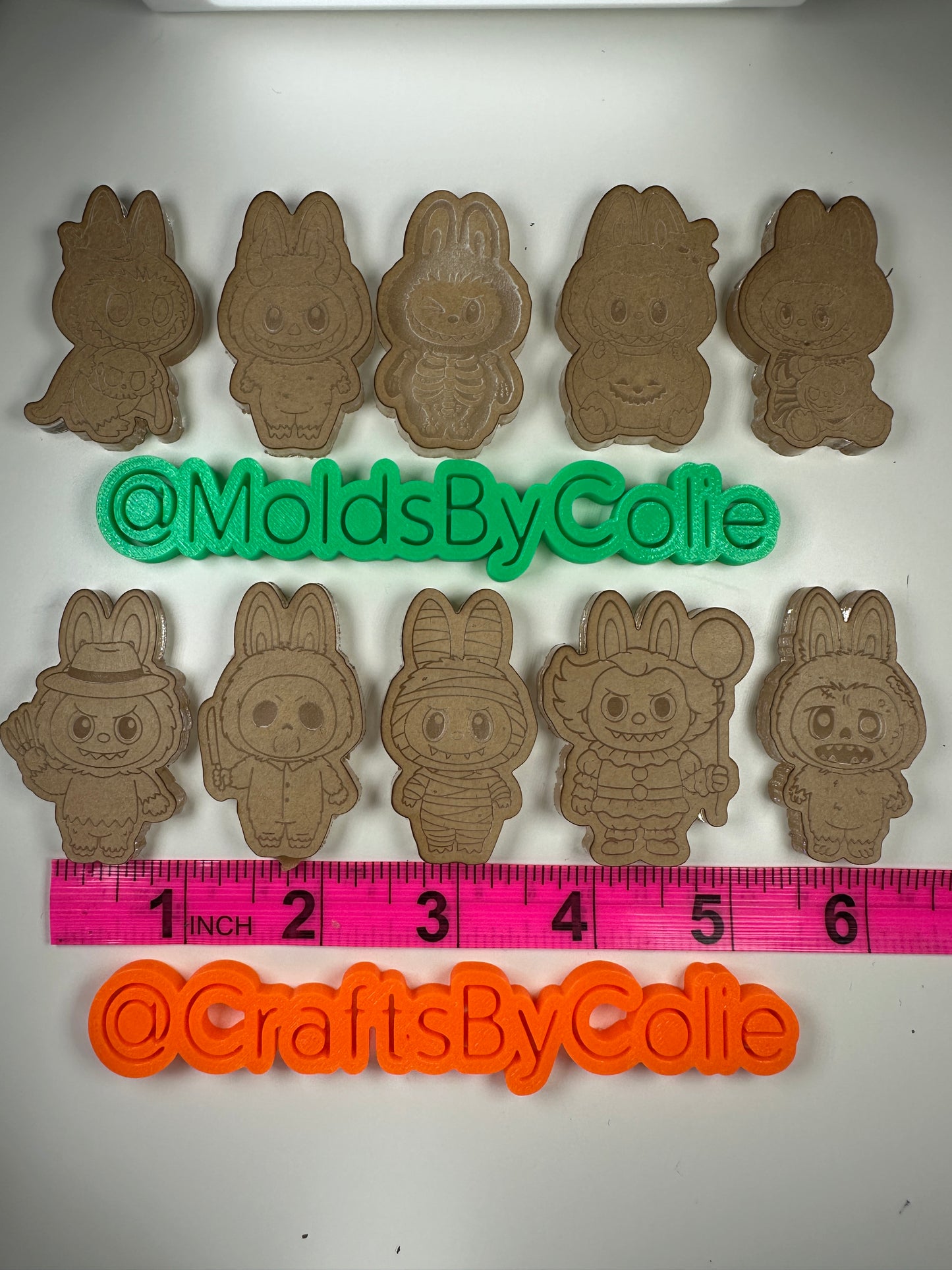 Halloween Labubu Flats - Silicone Mold