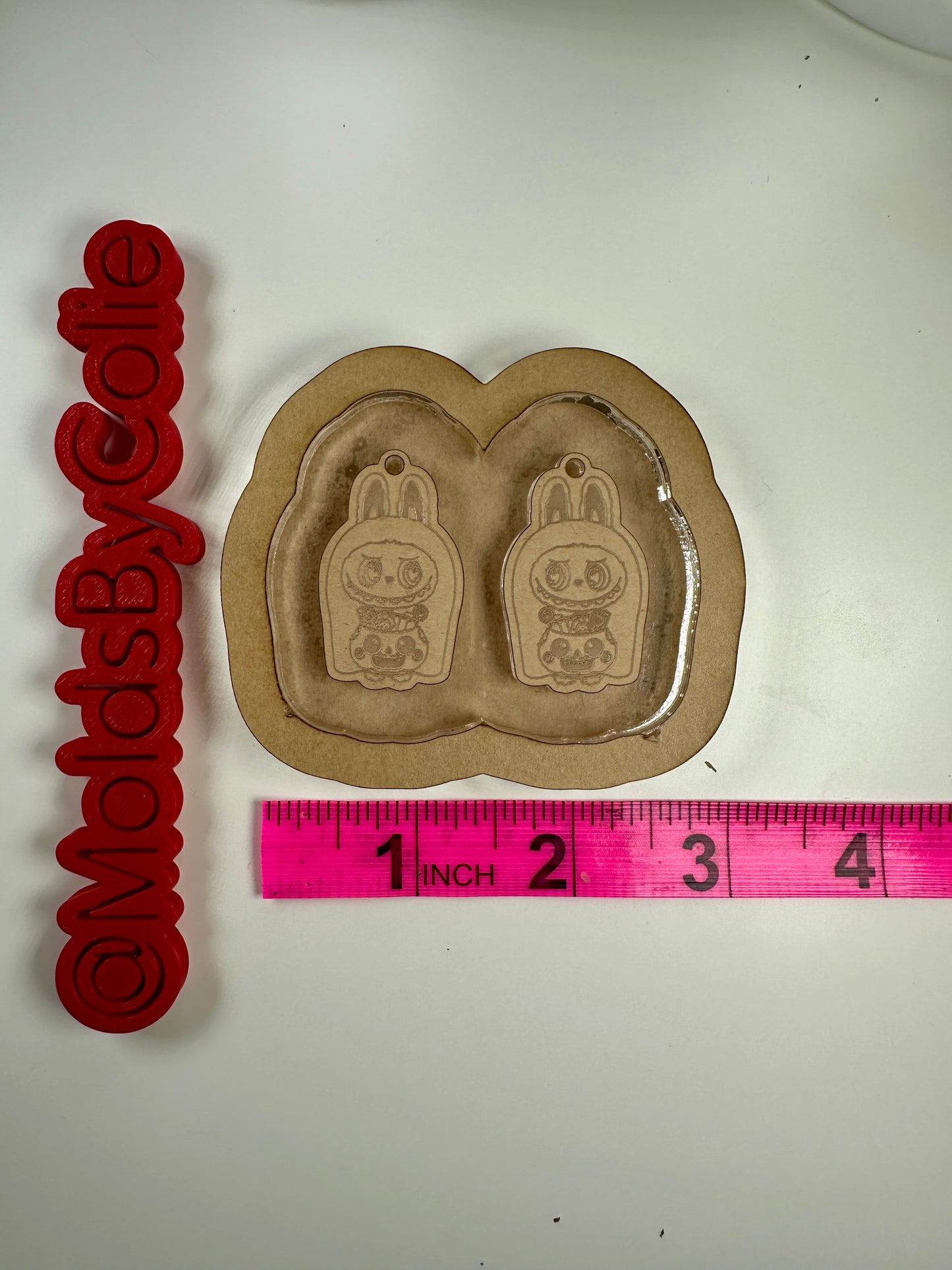 Halloween Ghost with Candy Bubu Dangle Earrings - Silicone Mold