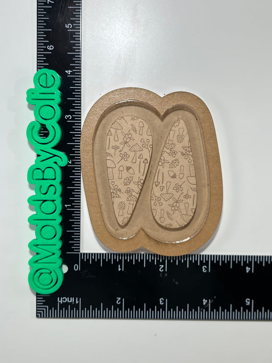 Mushroom Hair Clips