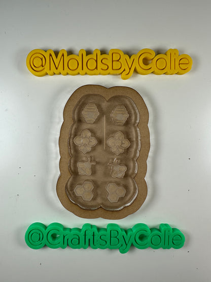 Bee Studs - Silicone Mold