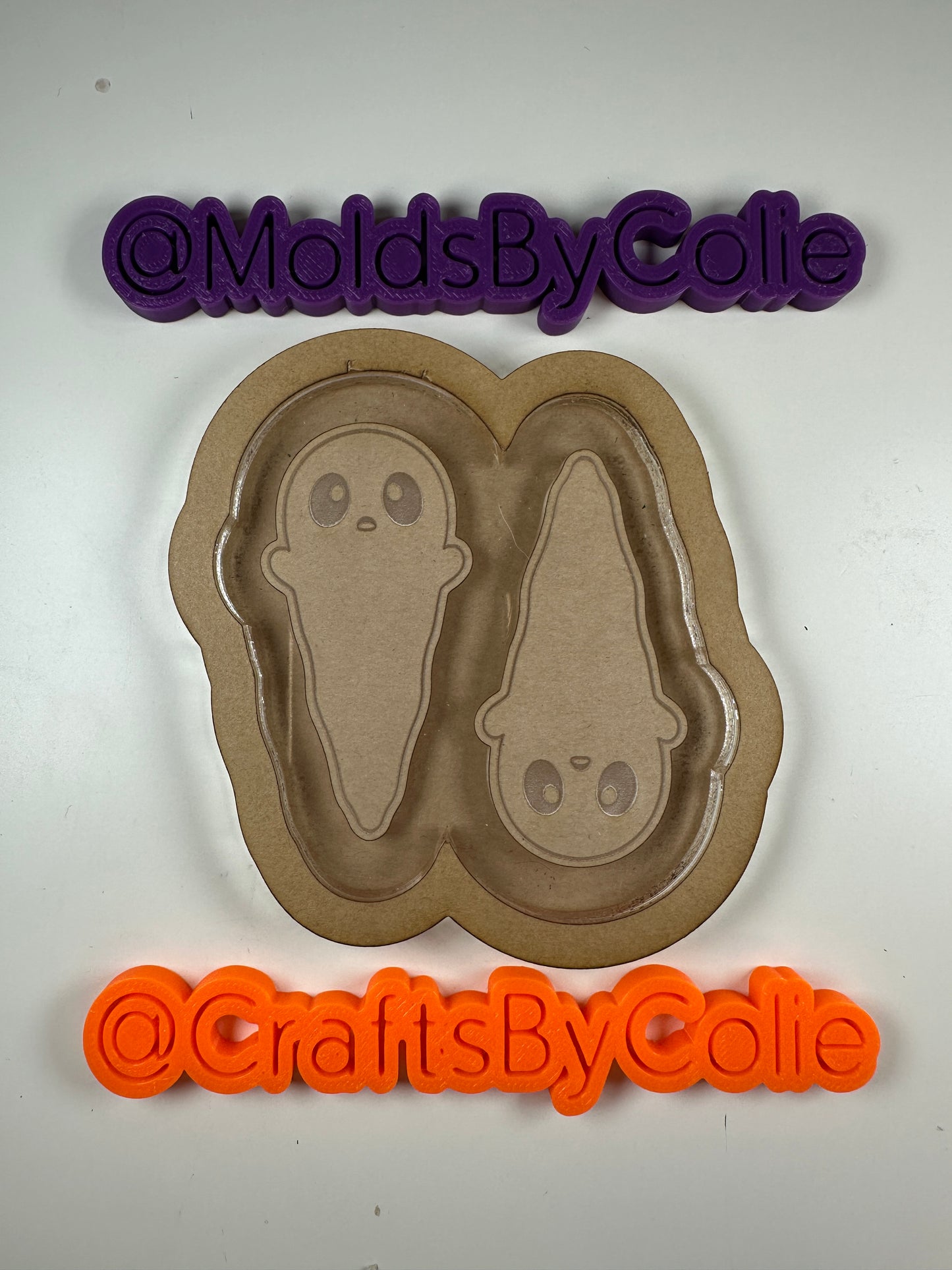 Ghost Hair Clips - Silicone Mold