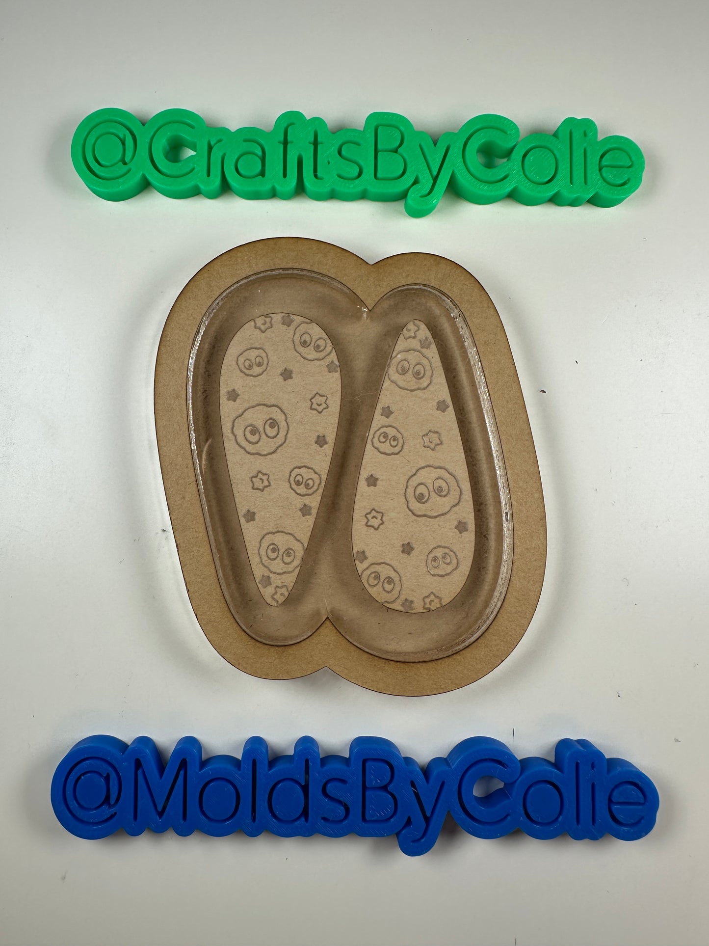 Soot Hair Clips - Silicone Mold