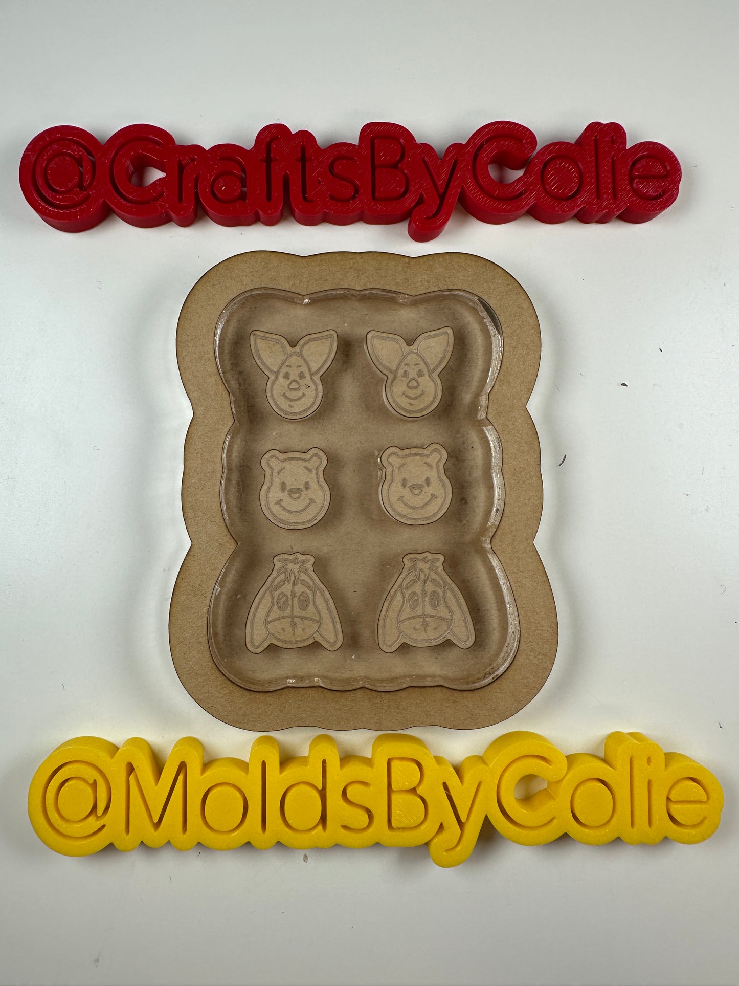 Pooh Studs - Silicone Mold