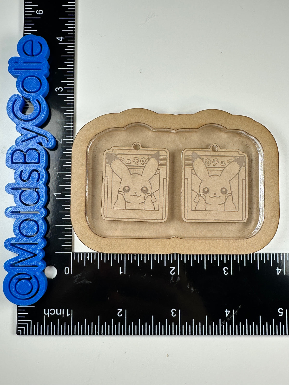 Pikachu & Eevee Dangle Earrings - Silicone Mold