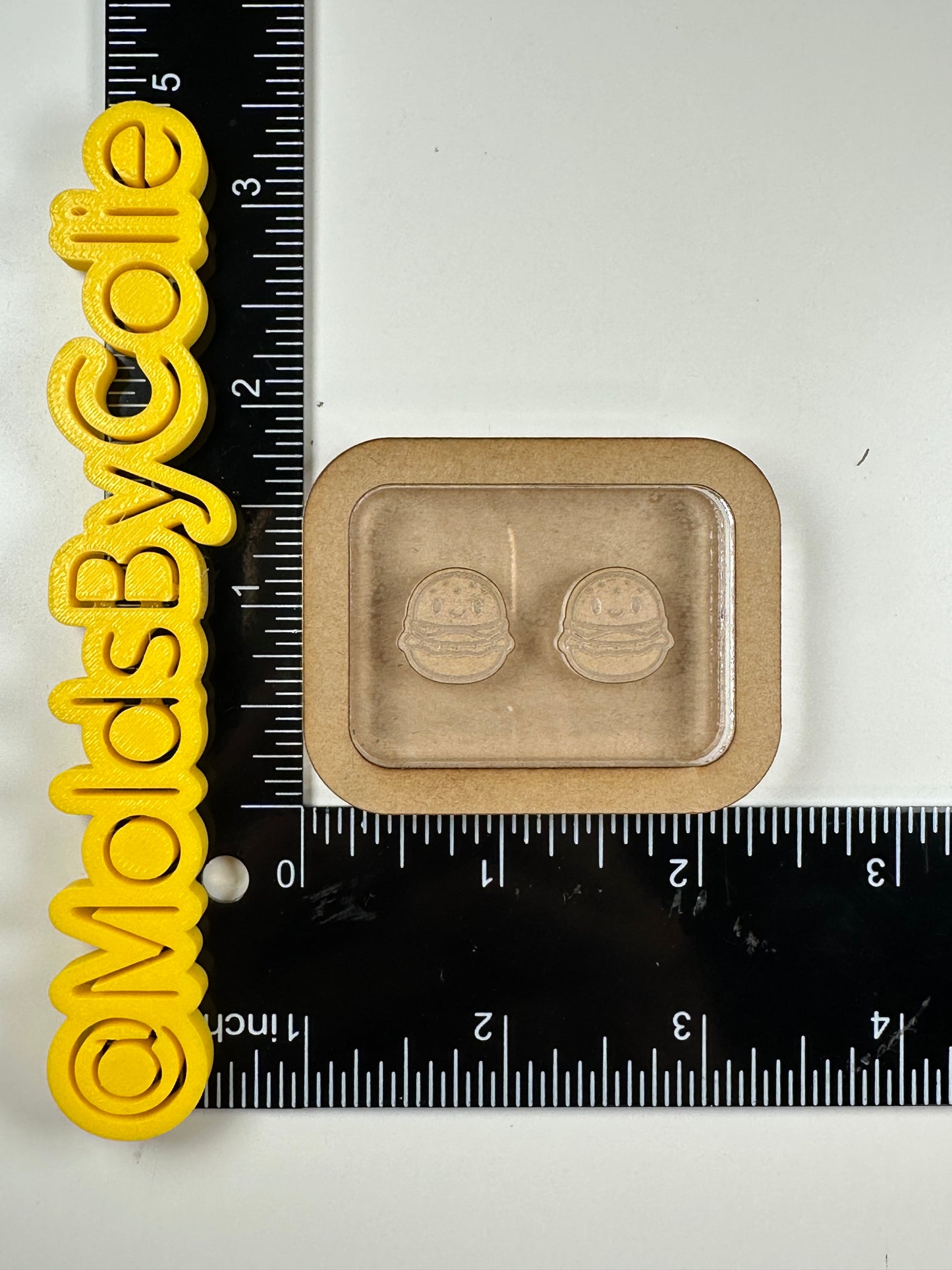 Krabby Patty Studs - Silicone Mold