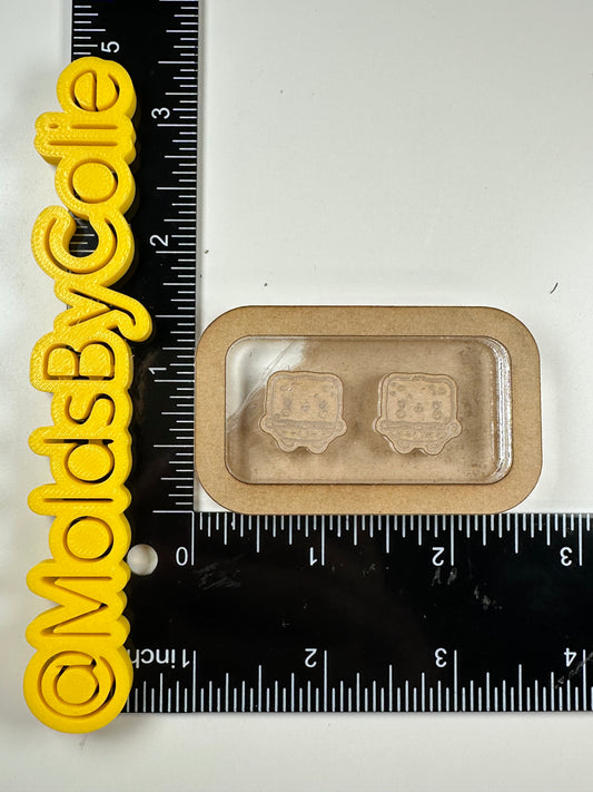 SpongeBob Studs - Silicone Mold
