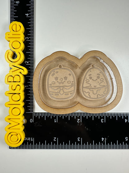 SpongeBob X Patrick Dangle Earrings - Silicone Mold