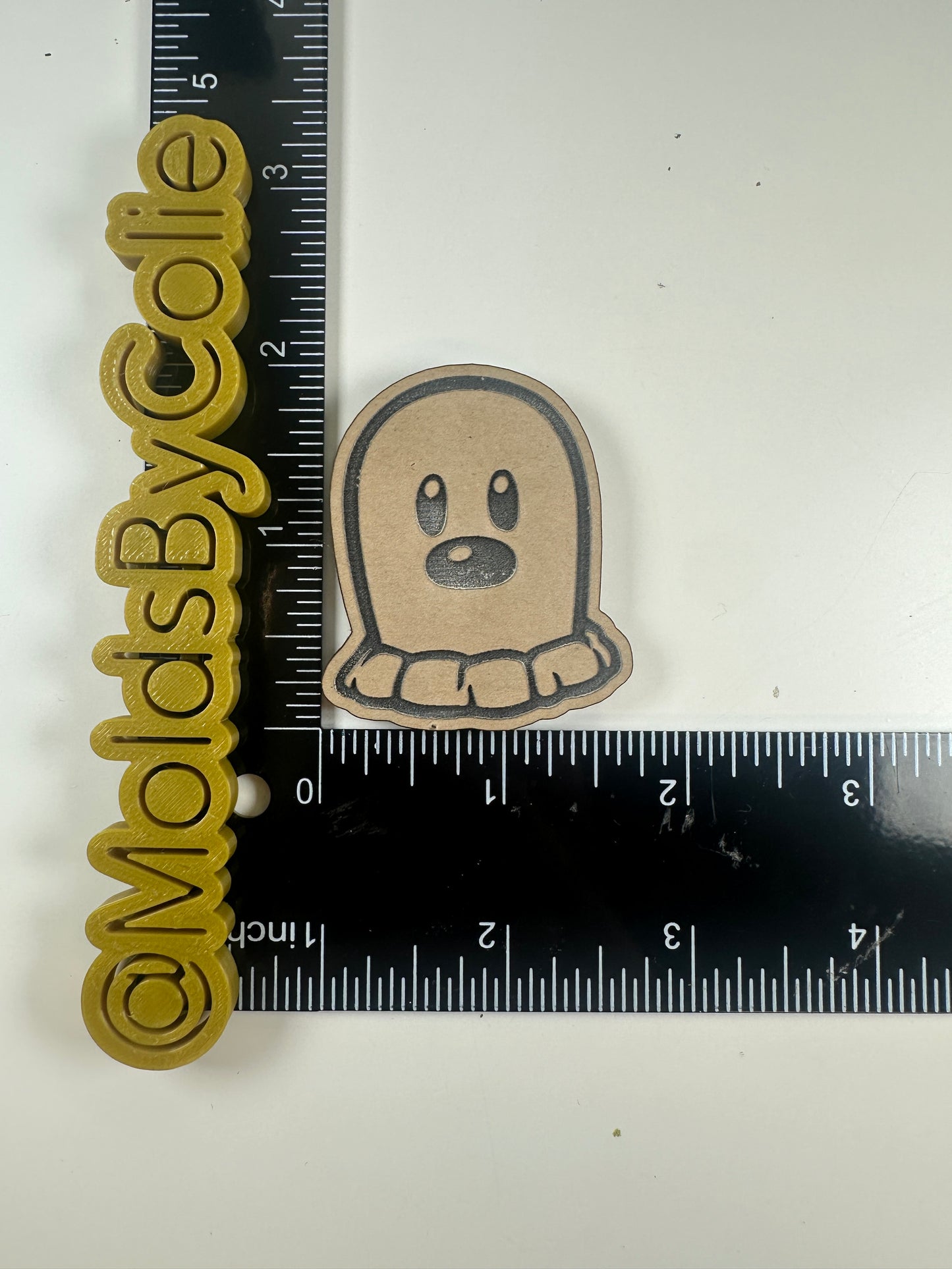 Diglett Flat - Silicone Mold