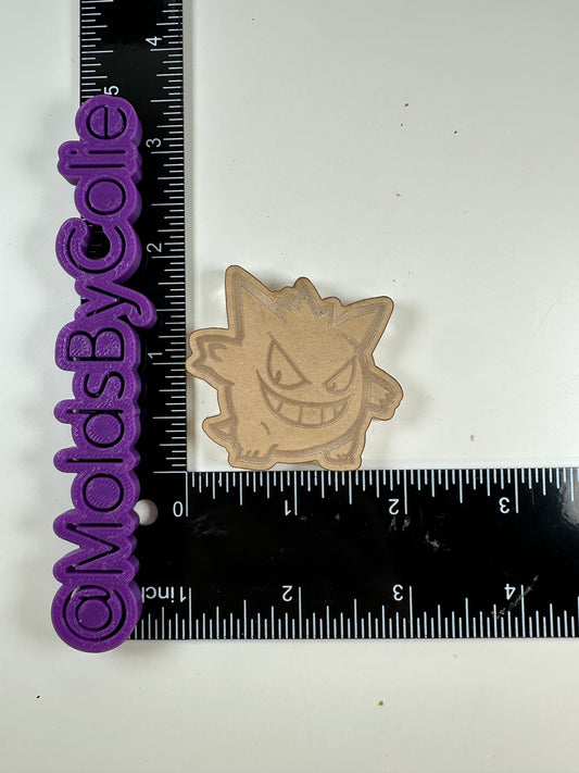 Gengar Flat - Silicone Mold