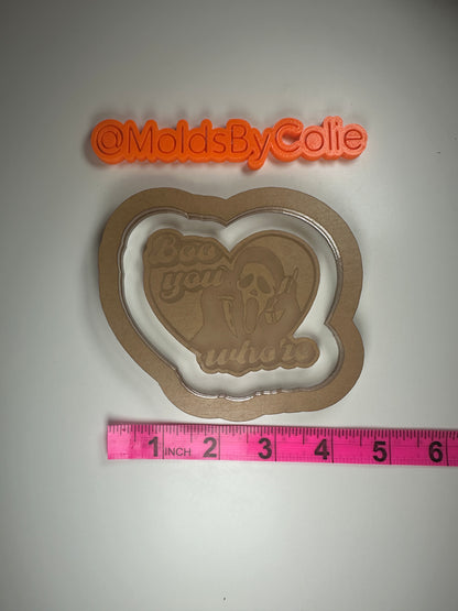 Ghost Face Flat - Silicone Mold
