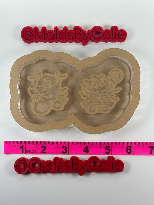 Halloween Stitch Flats V1 - Silicone Mold