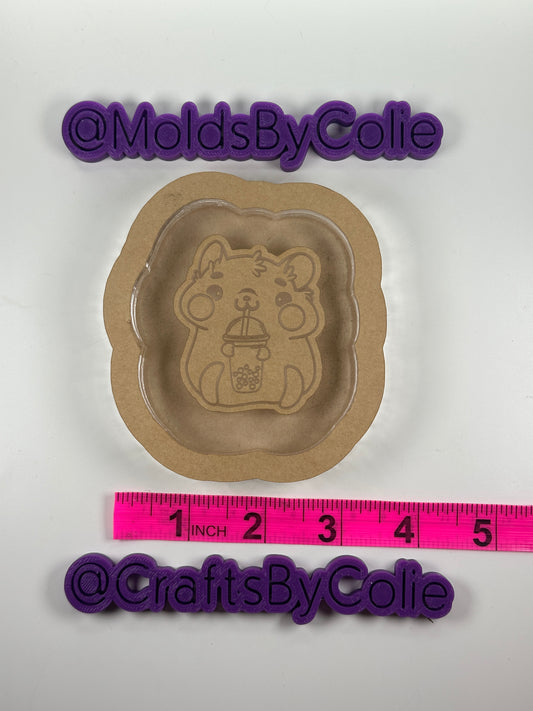 Hamster Boba Flat - Silicone Mold