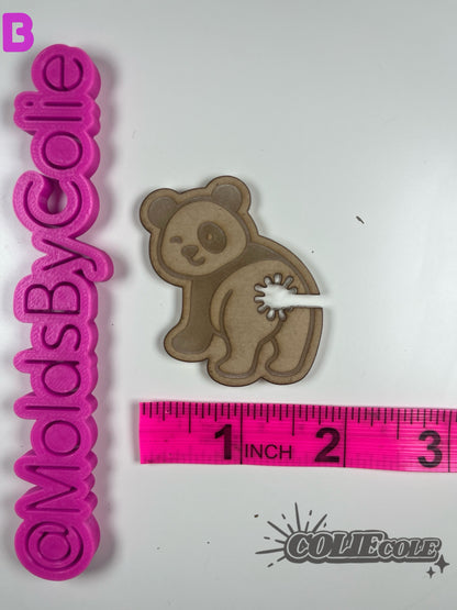 Butthole Bread Ties - Silicone Mold